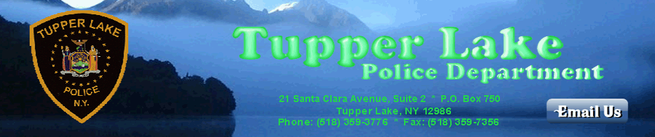 Tupper Lake PD Banner